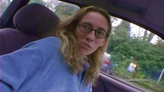 ass fucking a real nerdy amateur